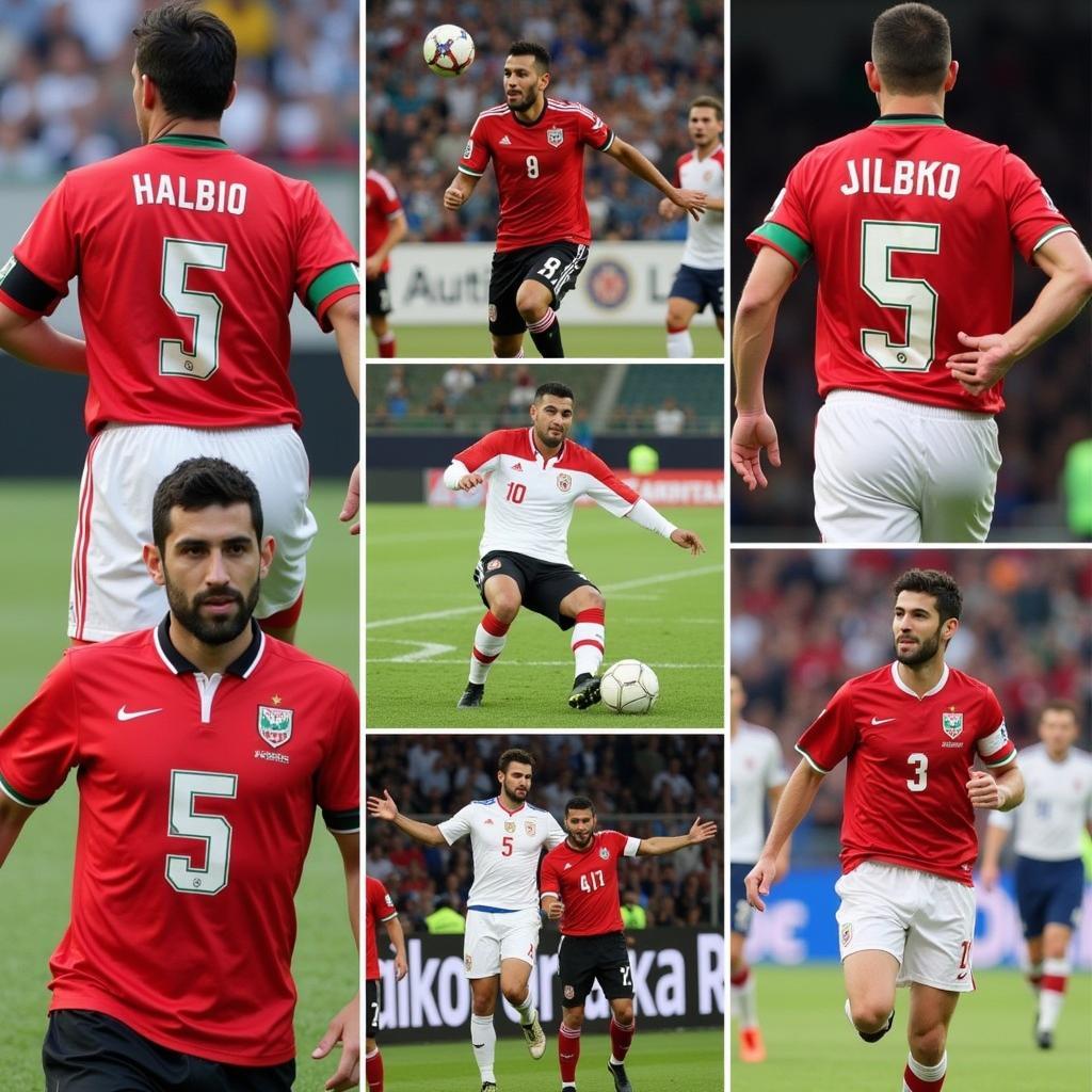 Historic moments of Iraqi national team players wearing the number 5 jersey