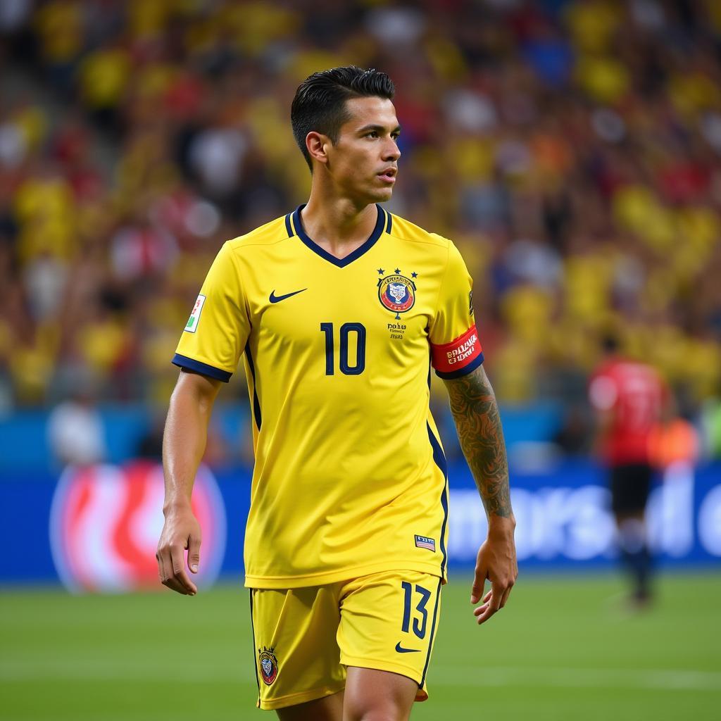 James Rodriguez Captaining Colombia National Team