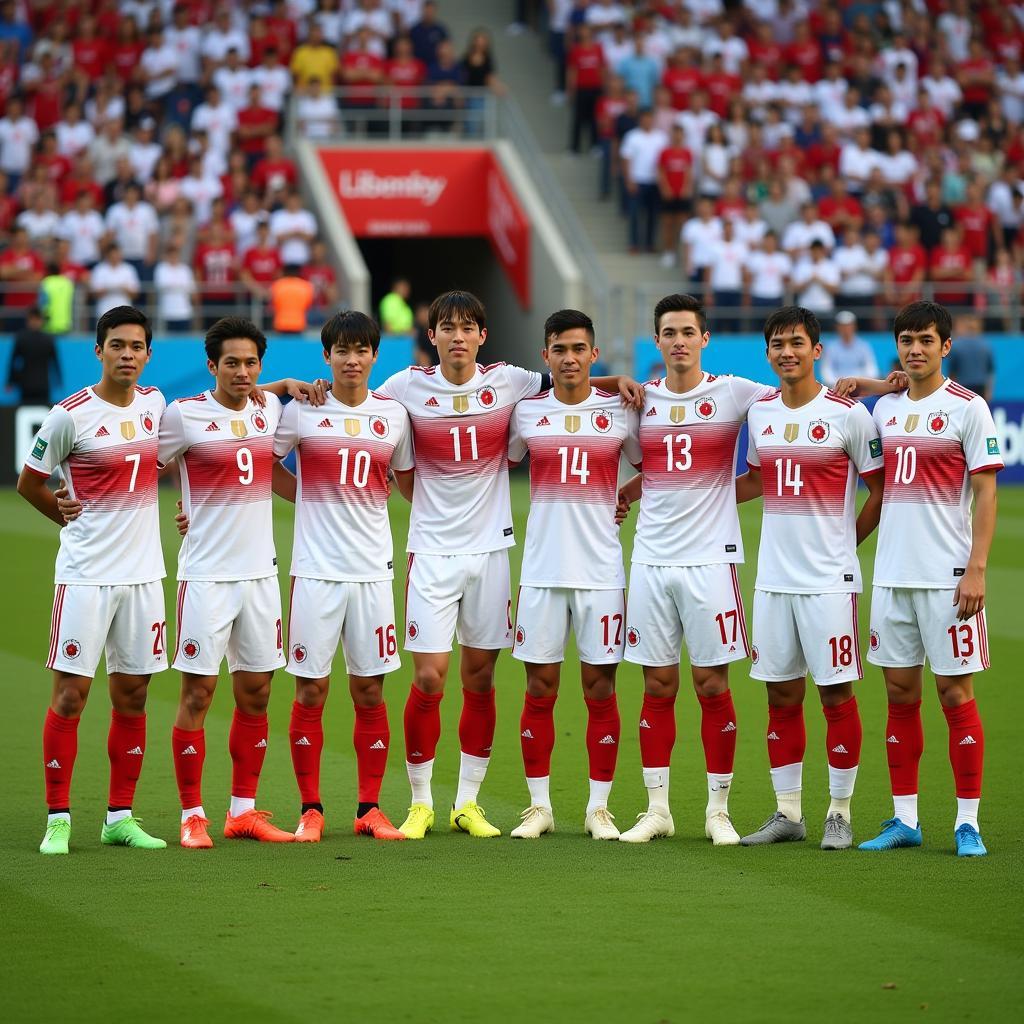 Japan National Team at the 2019 Asian Cup