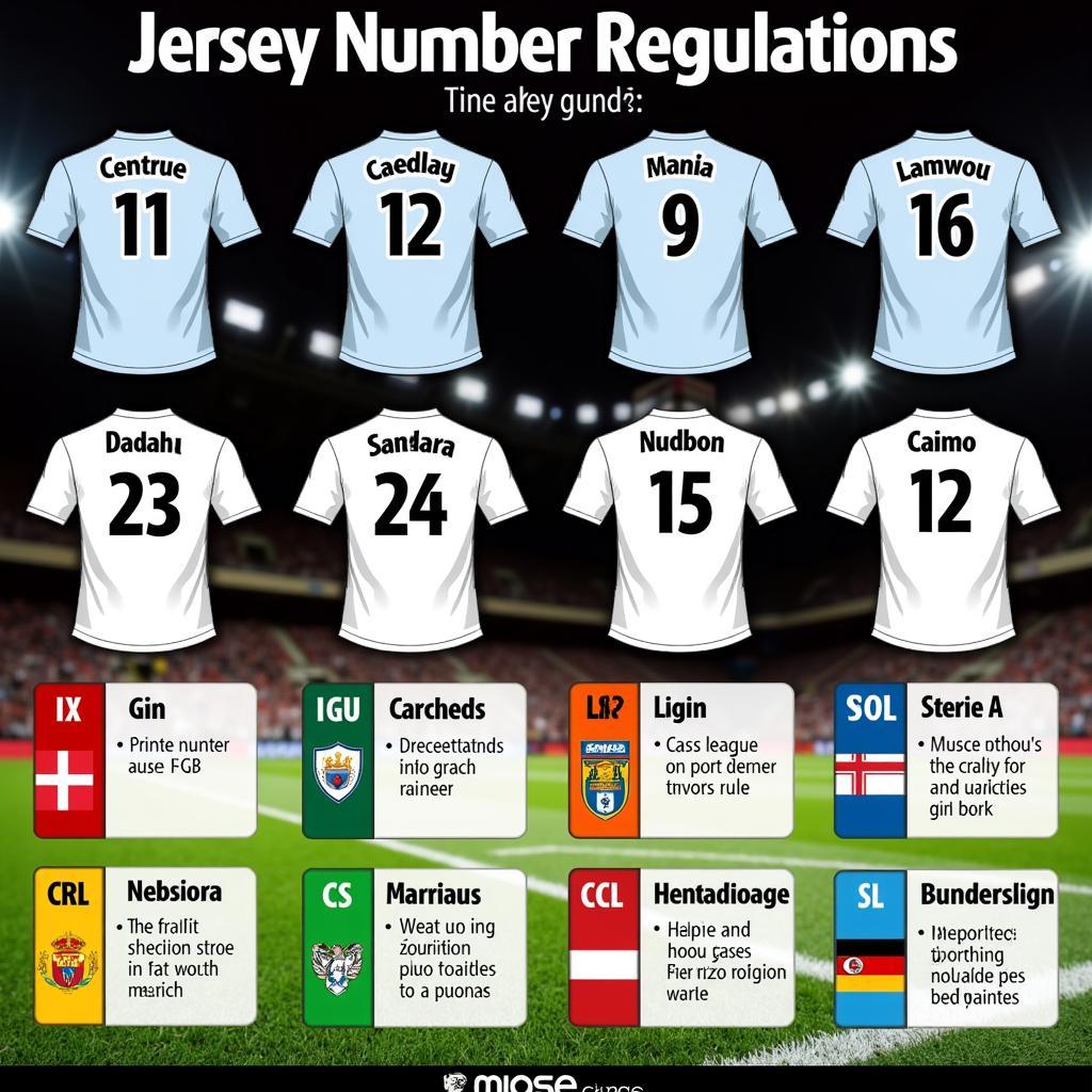 League-Specific Jersey Number Rules in Football