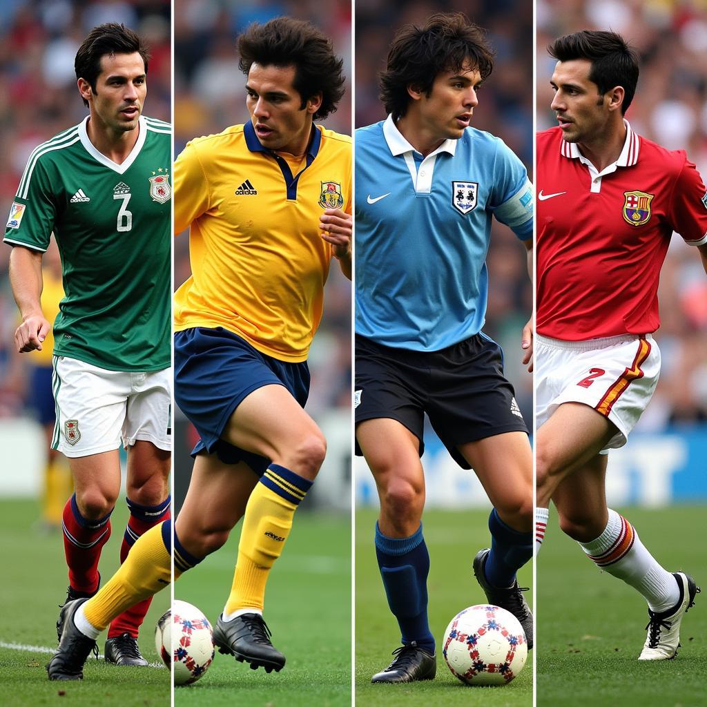 Legendary football players like Pele, Maradona and Messi have inspired generations