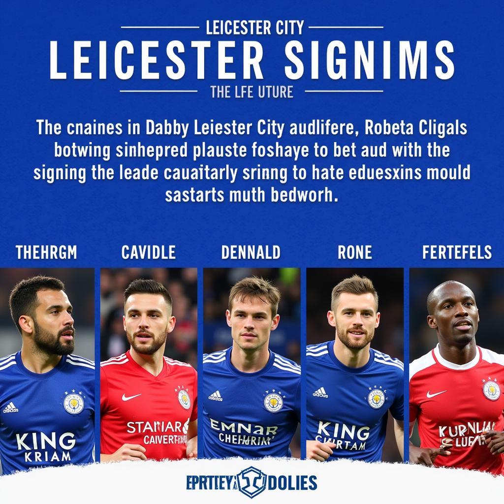 Leicester City's Latest Recruits