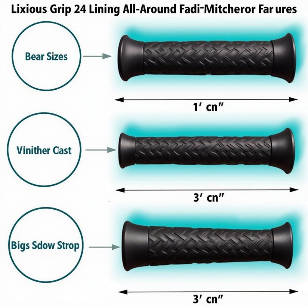 Lining All-Around Racket Grip Sizes