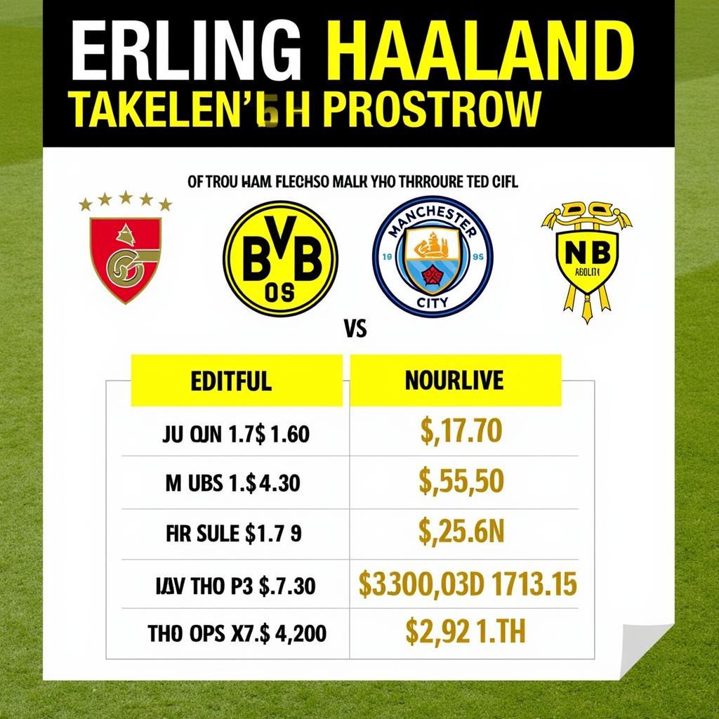 Man City Haaland Transfer Fee Details