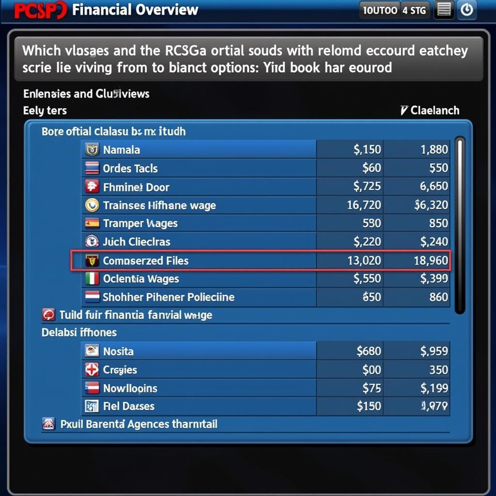 Managing Team Finances in PES 2012