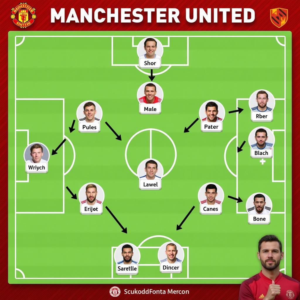 Manchester United Tactical Formations: Exploring the various formations the squad can utilize.