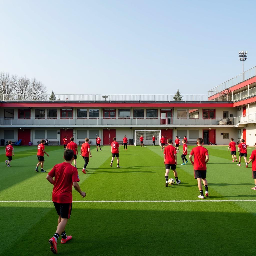 Manchester United Youth Academy Training