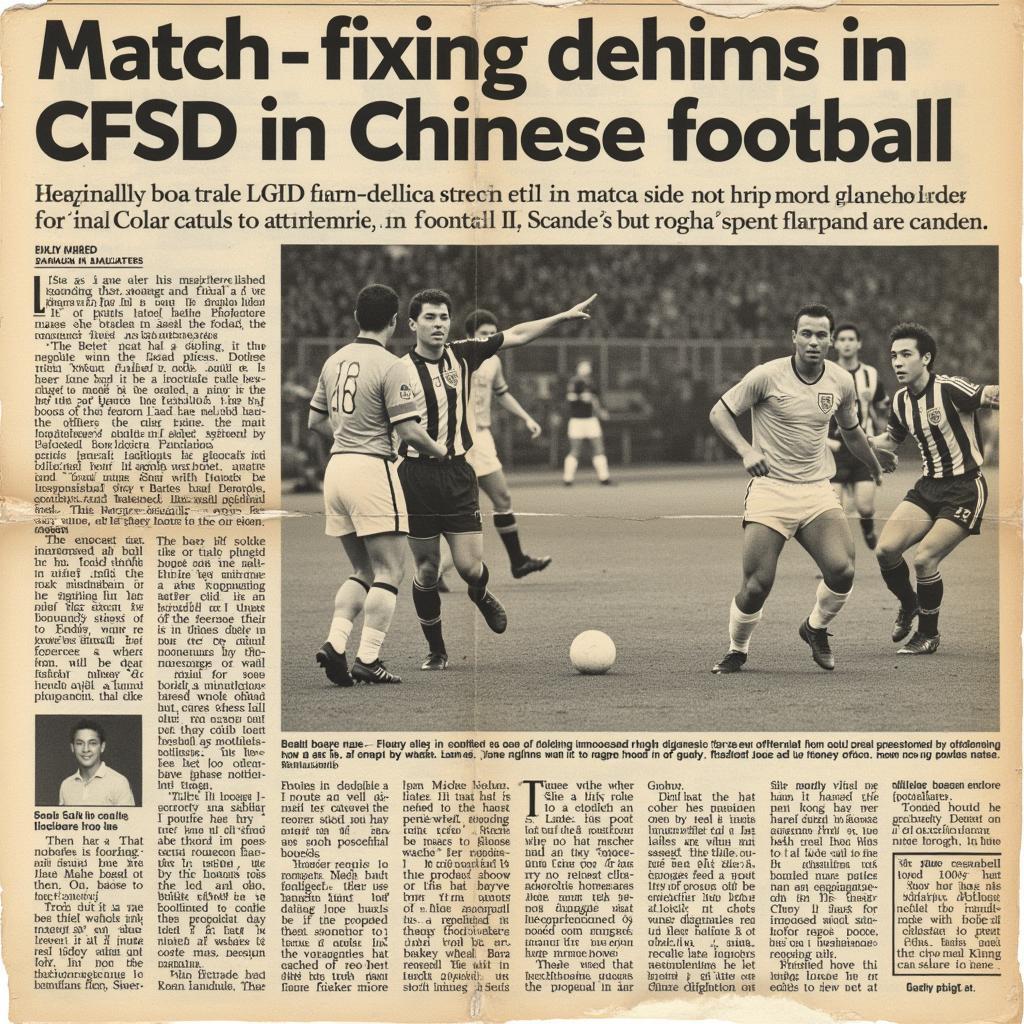 Match-fixing scandals in Chinese football during the 1990s