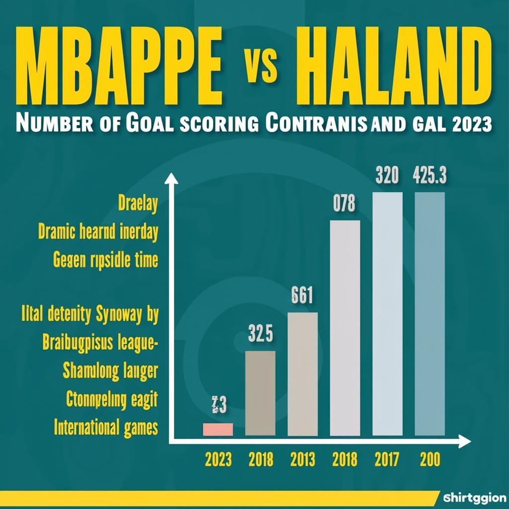 Mbappe and Haaland Goal Comparison 2023