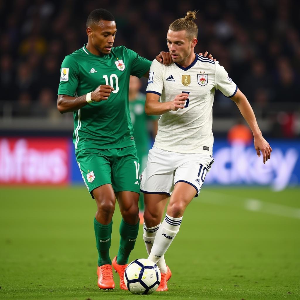 Mbappe and Haaland facing off