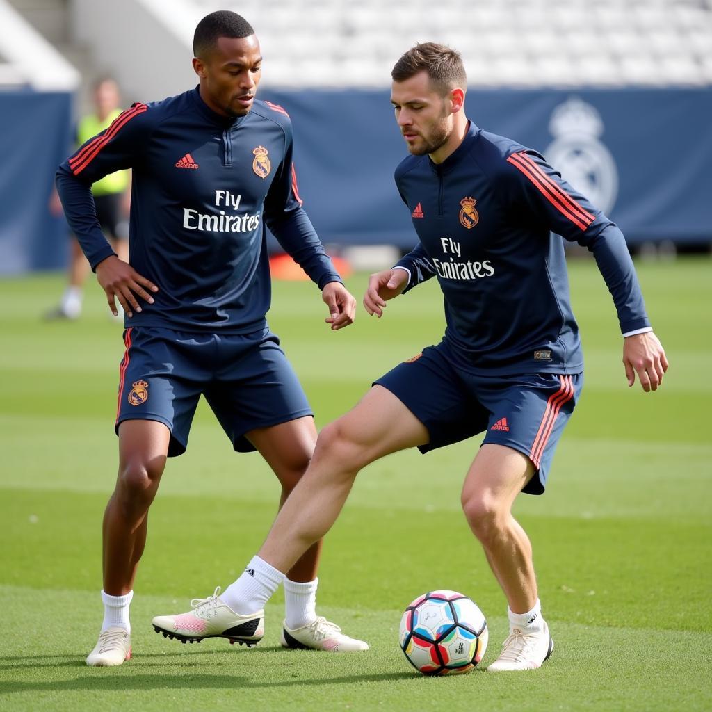 Mbappé and Haaland Training Together at Real Madrid