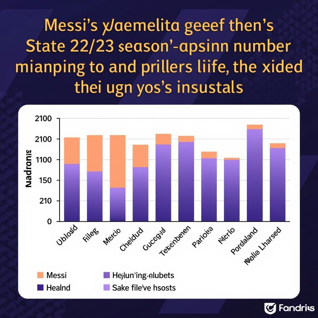 Messi and Haaland assists comparison in the 22/23 football season