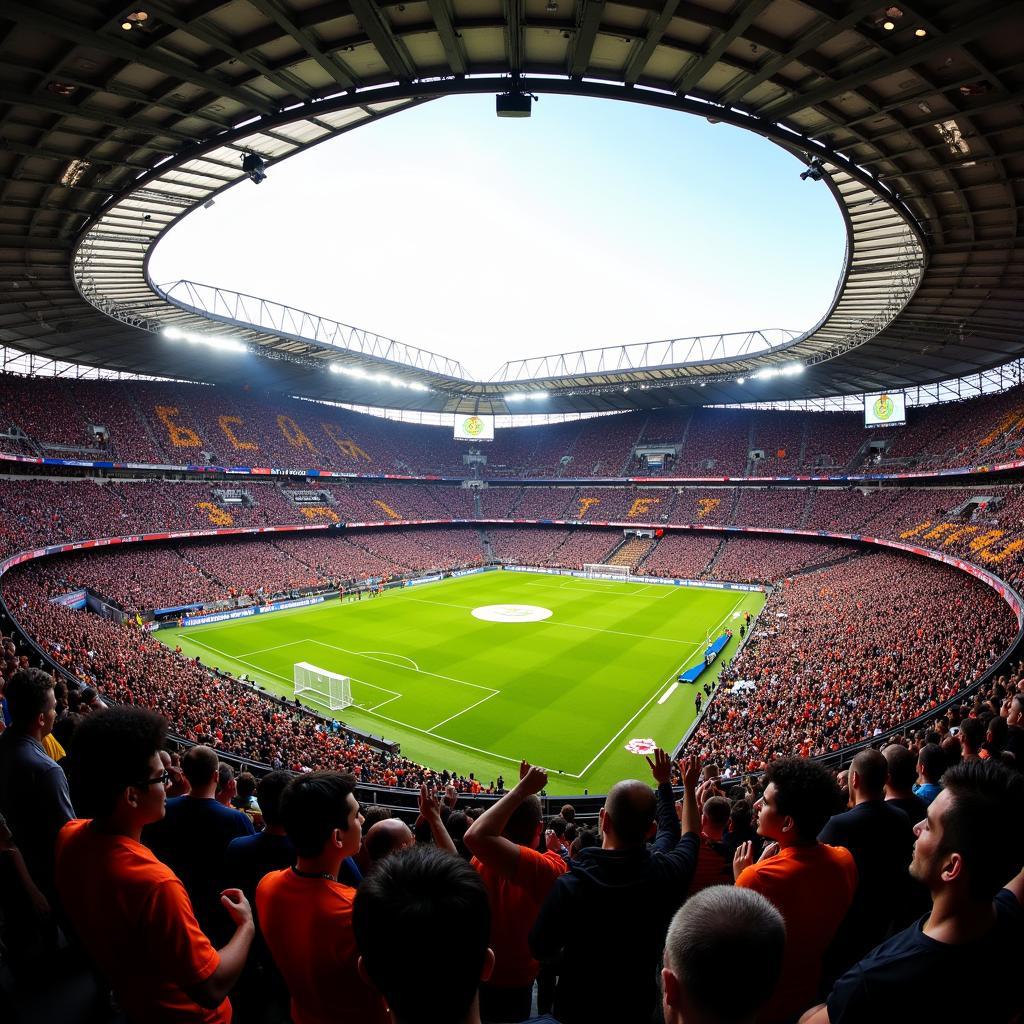 Mestalla Stadium Packed with Fans