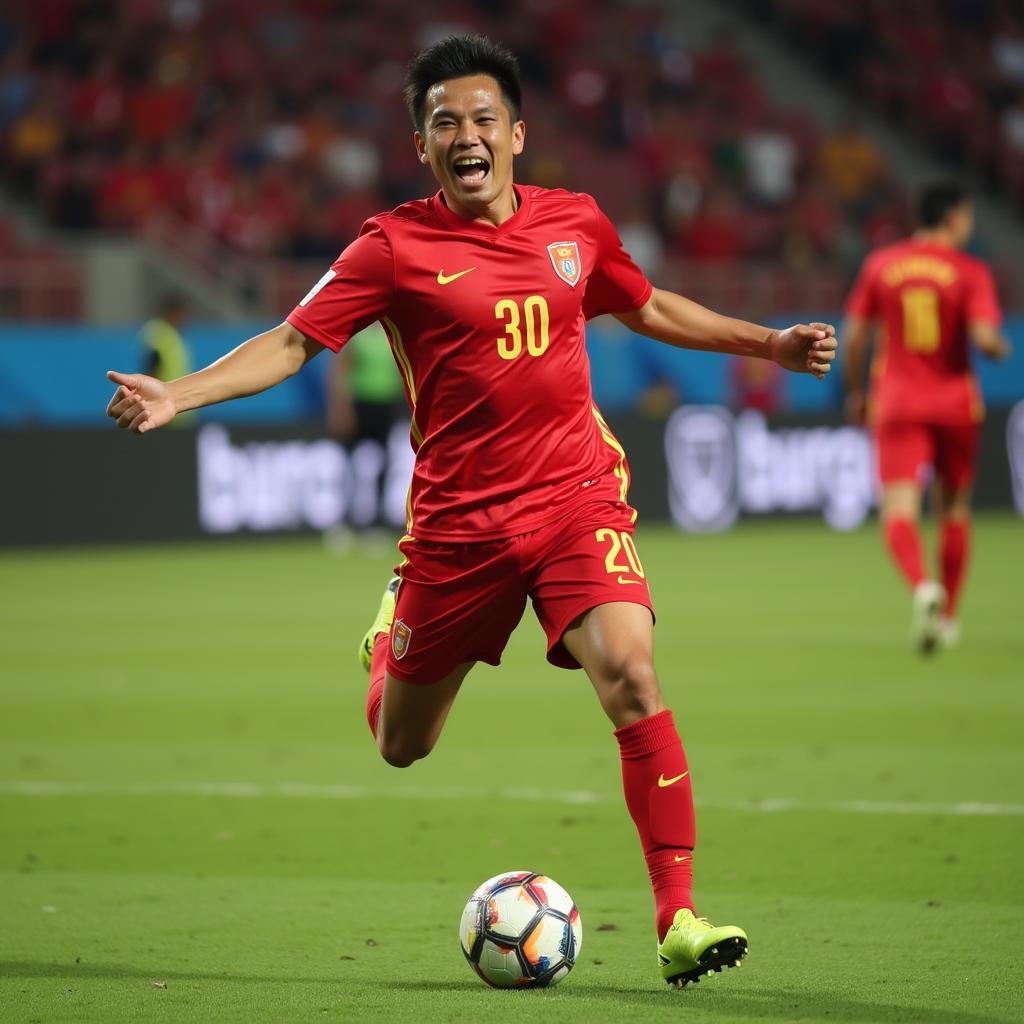 Nguyen Van Toan representing Vietnam