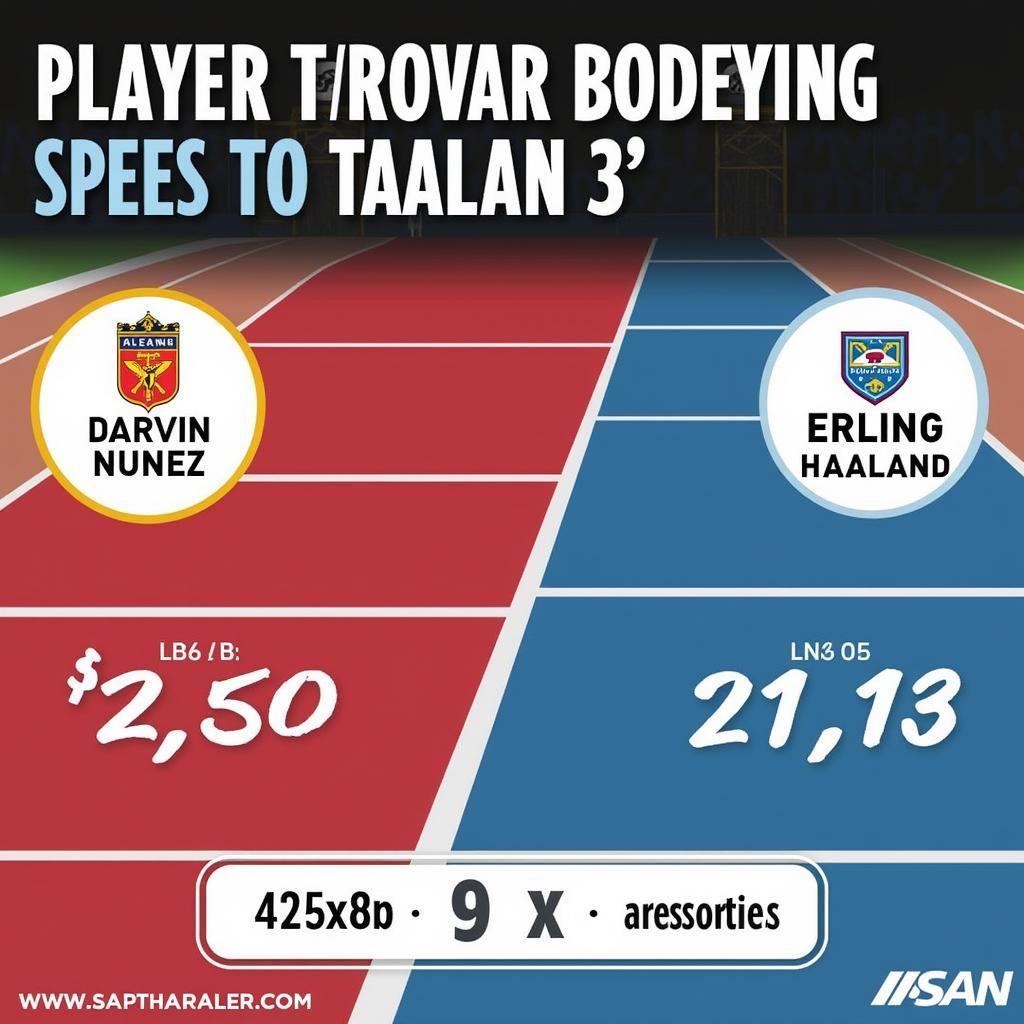 Nunez and Haaland Speed Comparison