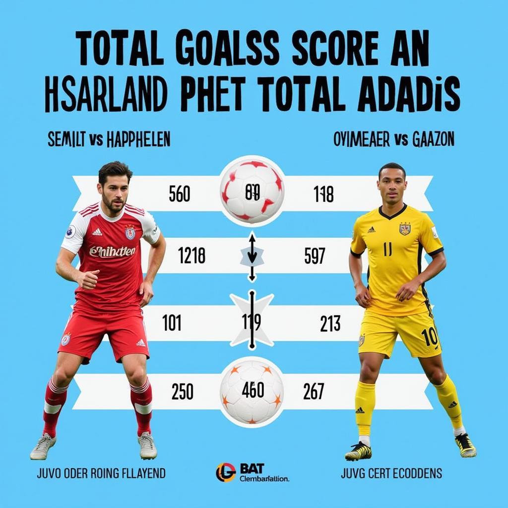 Osimhen and Haaland Goals Comparison