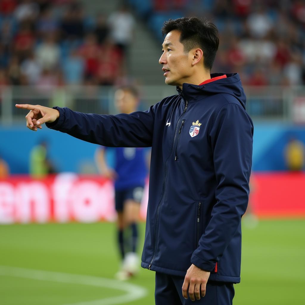 Coach Park Hang-seo at the 2018 Asian Games