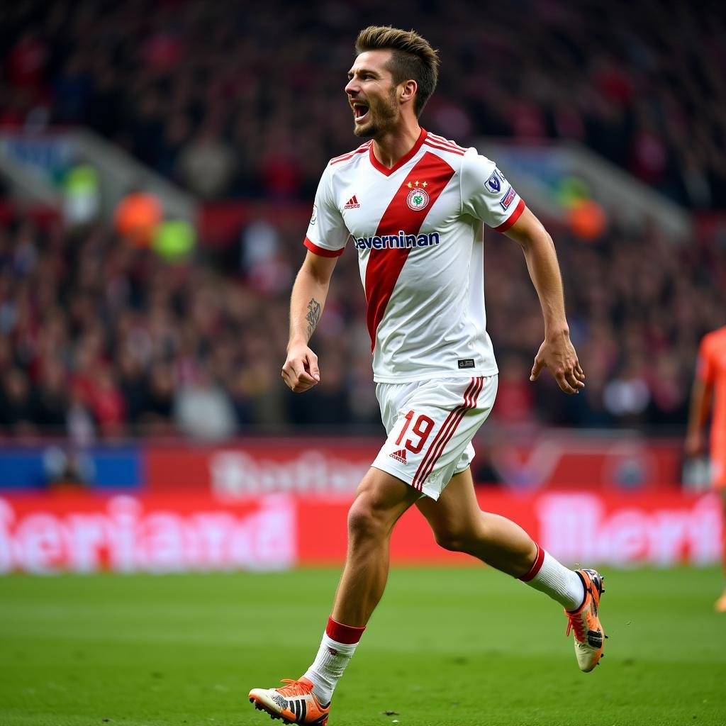 Patrik Schick Scoring for Bayer Leverkusen