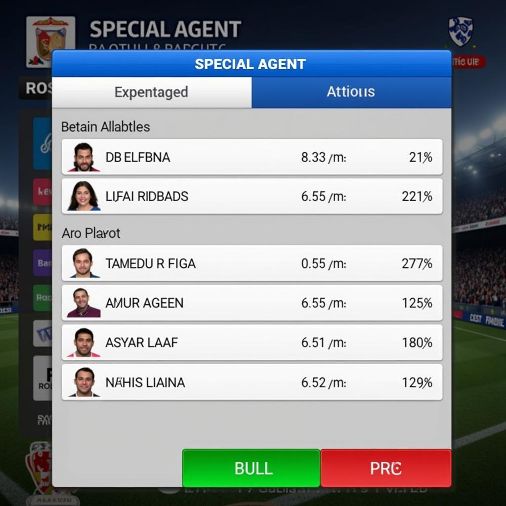 PES 2019 Mobile Special Agent Screen