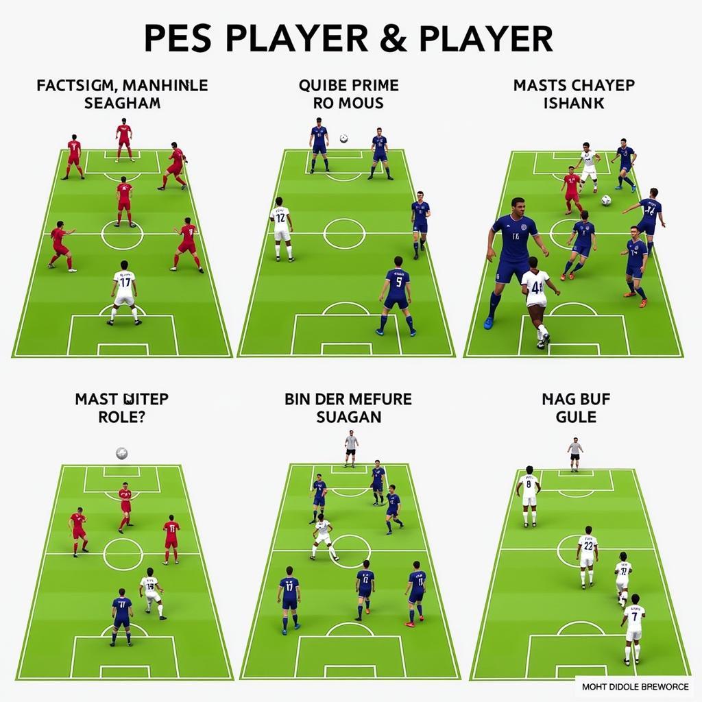 PES 2020 Mobile Player Types: Strikers, Midfielders, Defenders