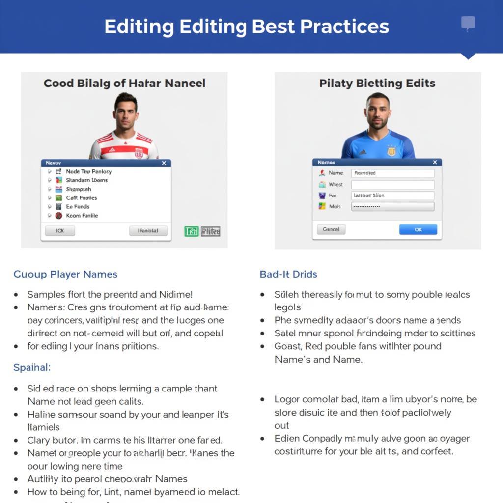 PES Manager Name Edit Tips