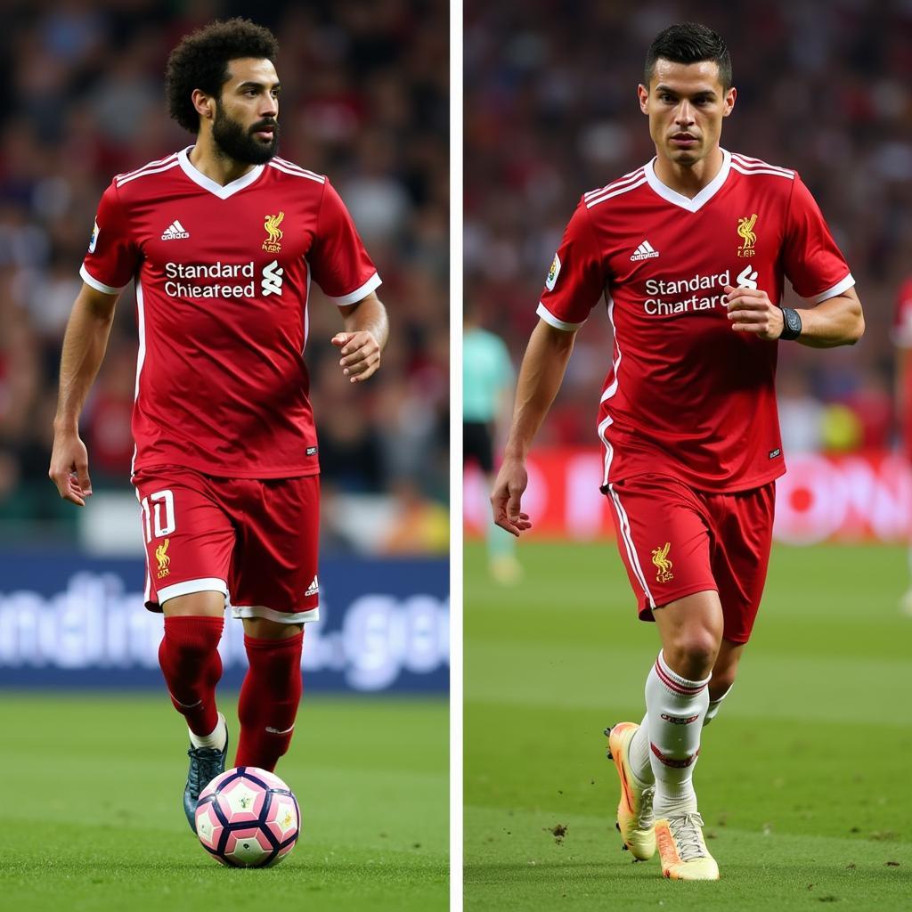 Physical Comparison of Salah and Ronaldo