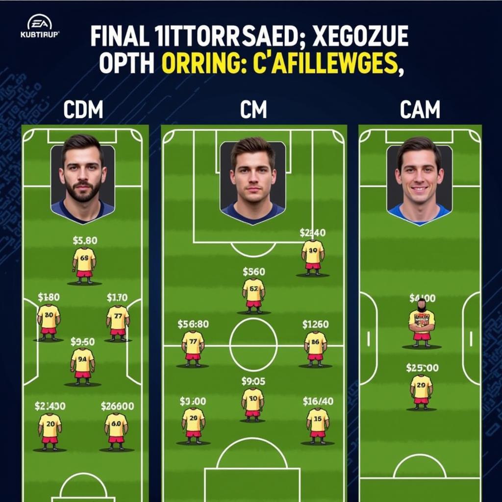 Midfielders in FIFA 19