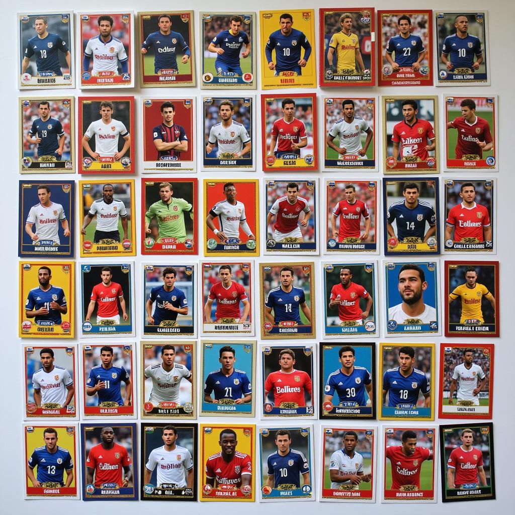 Complete Set of 68 Poca Player Cards 2019