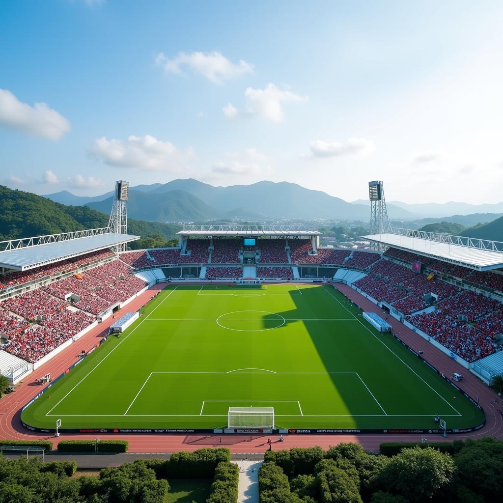 Modern Football Stadium in Quang Ninh