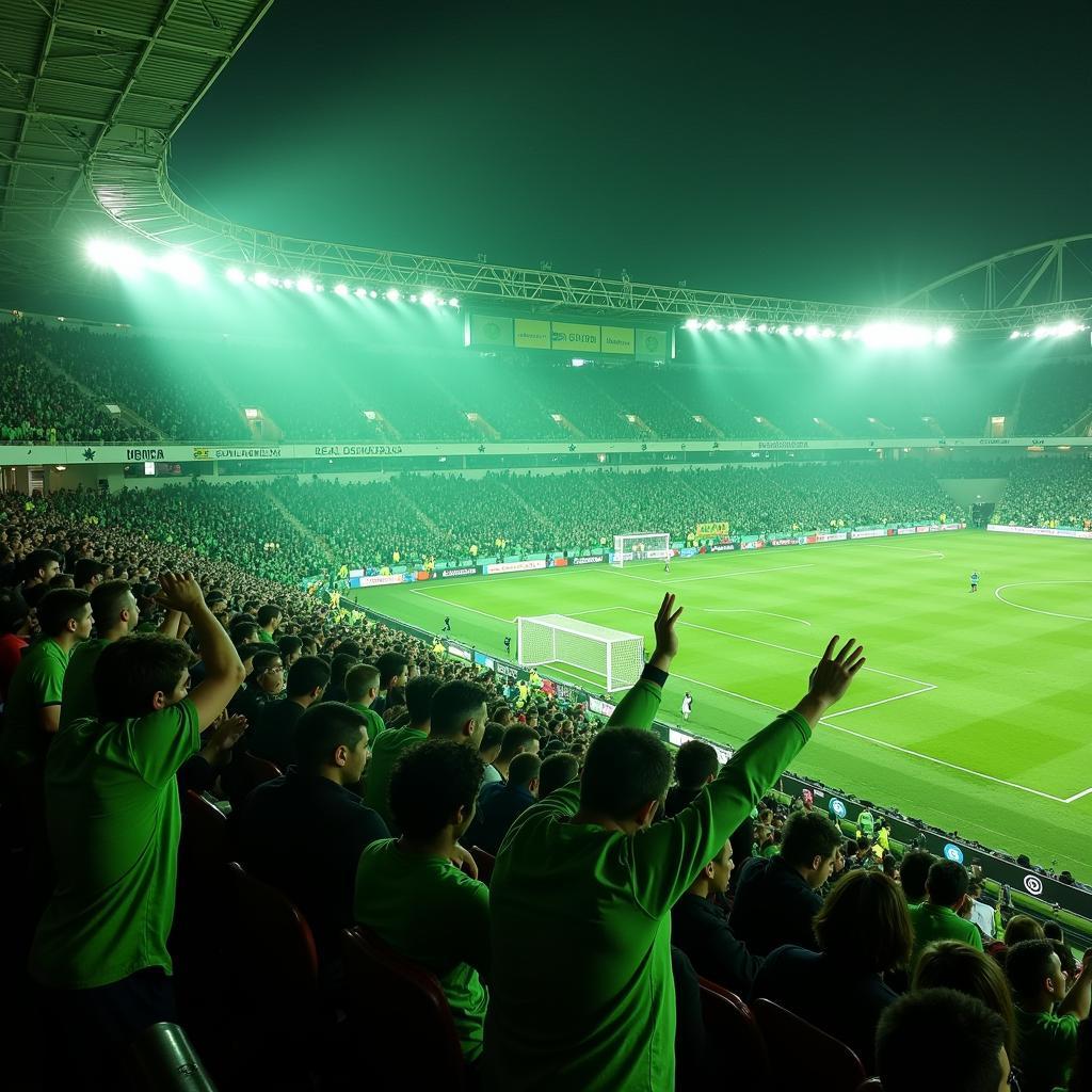 Real Betis Fans at Benito Villamarín