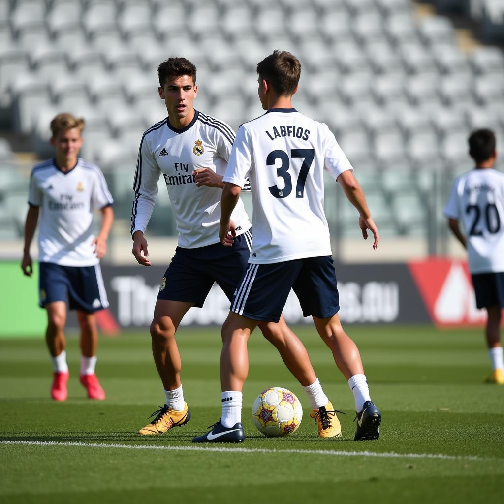 Real Madrid Youth Academy Training Session