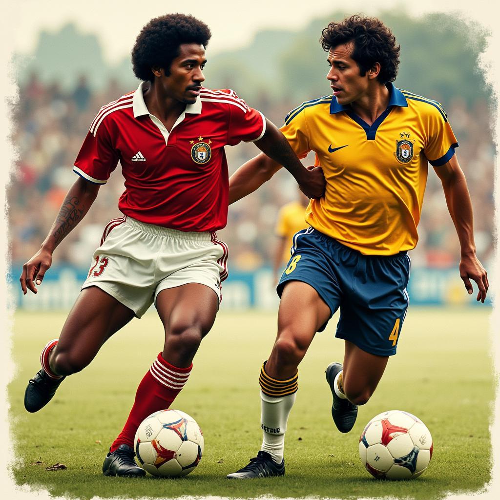 Retired 11-Player Squad Forwards: Pelé and Maradona