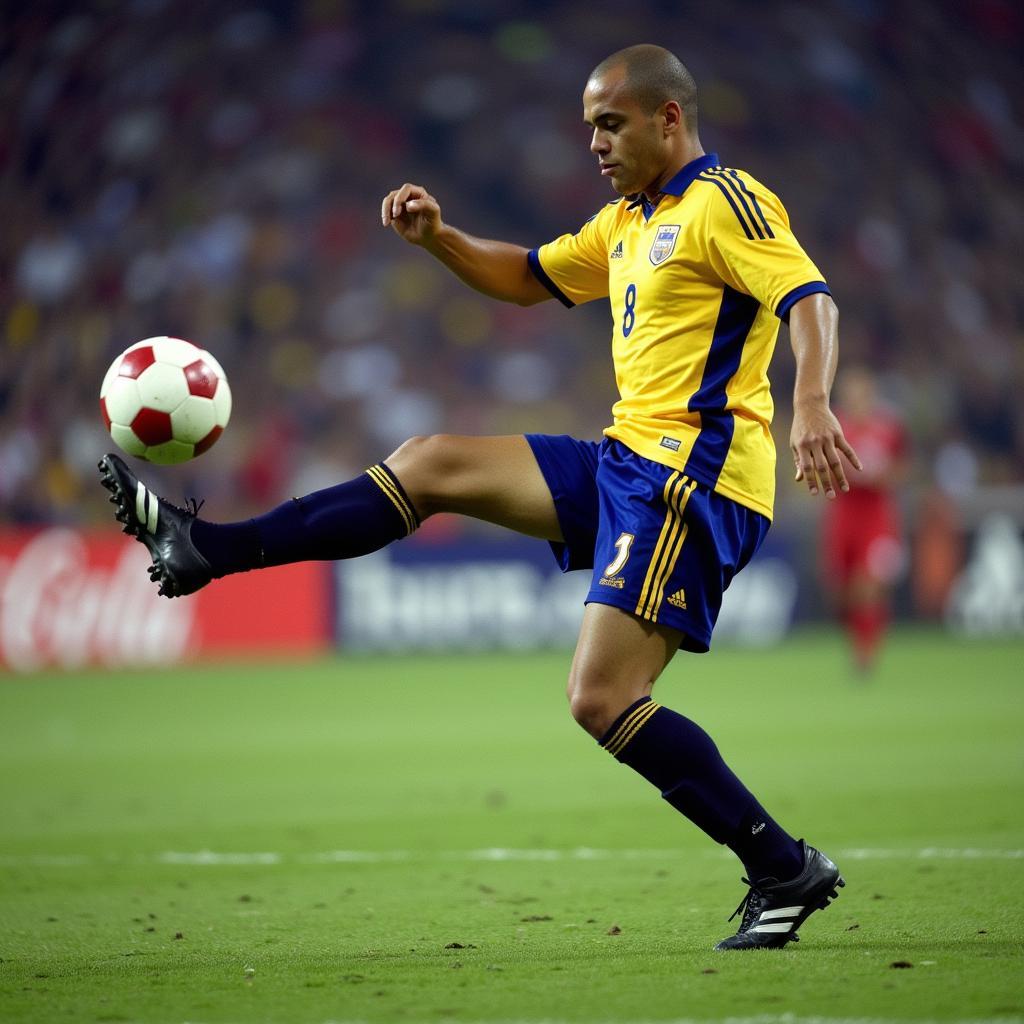 Roberto Carlos's Powerful Free Kick