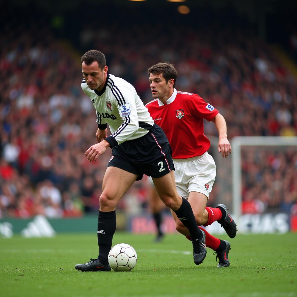 Roy Keane Tackles Alf-Inge Haaland in 1997 Manchester Derby