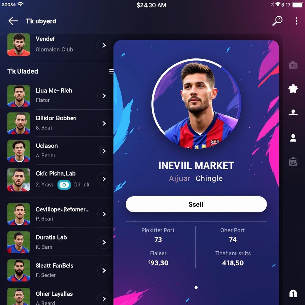 Selling Players on the FIFA Mobile Market