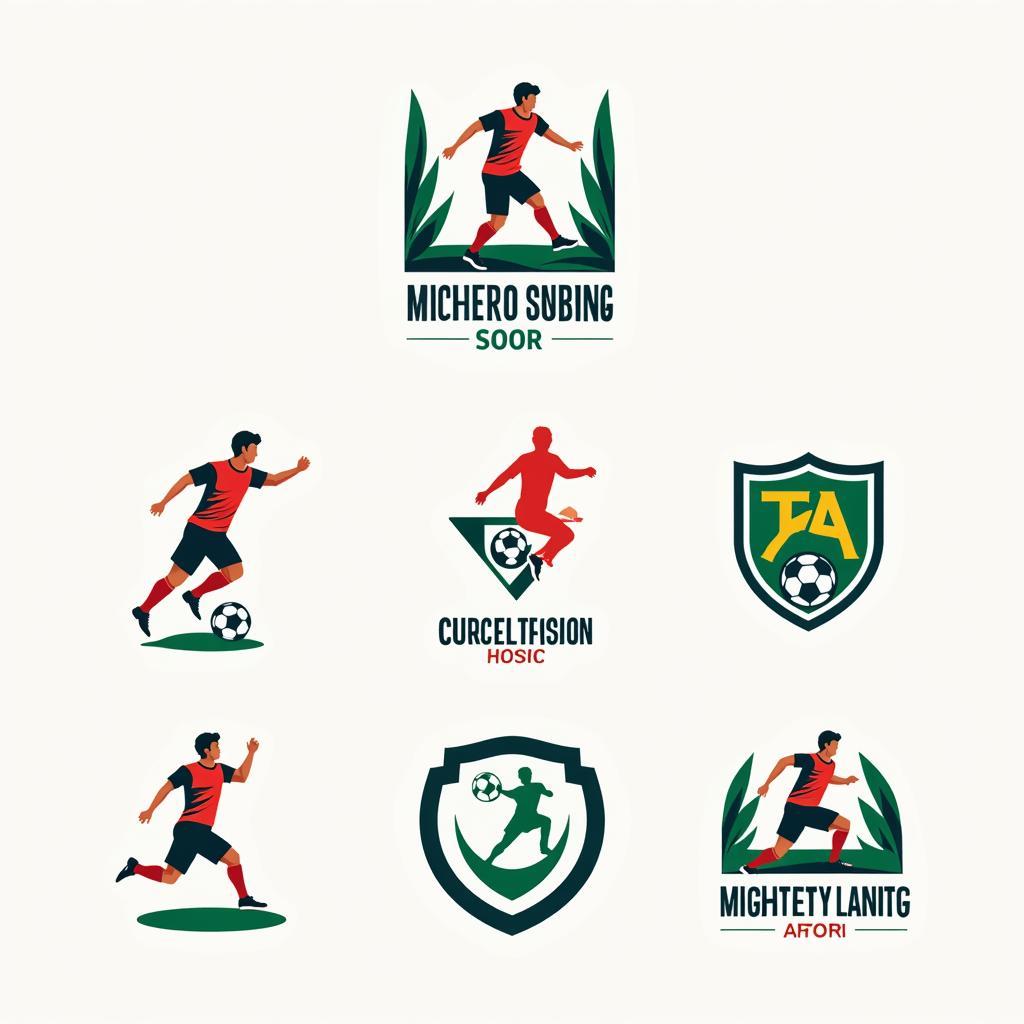 Key Design Elements of a Soccer Player Logo