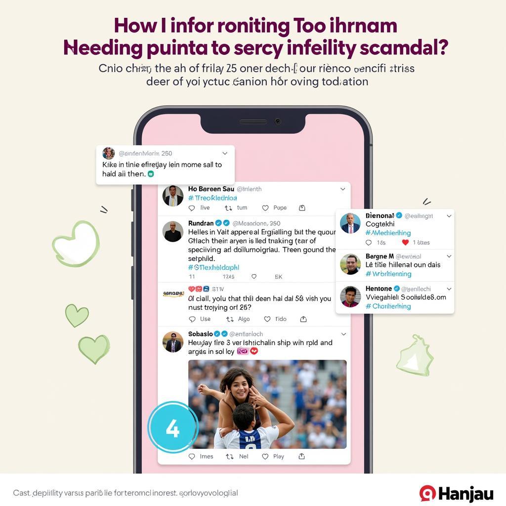 Social media's role in amplifying infidelity scandals involving Vietnamese football players, including the spread of rumors and public shaming.