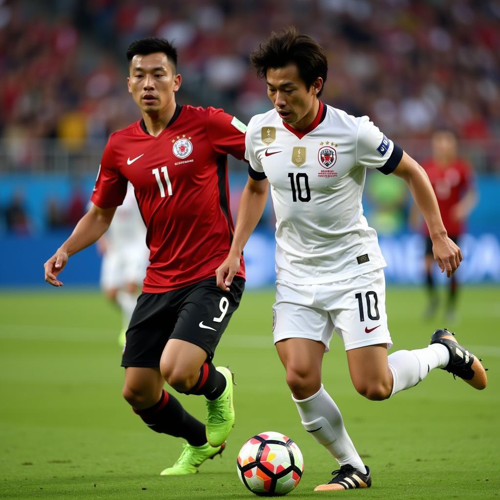 Son Heung-Min in Action at the 2018 World Cup