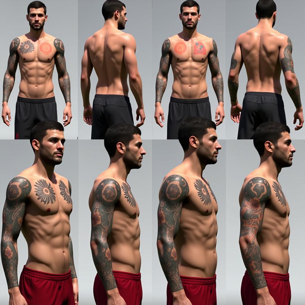 Tattooed Players in FIFA Online 4