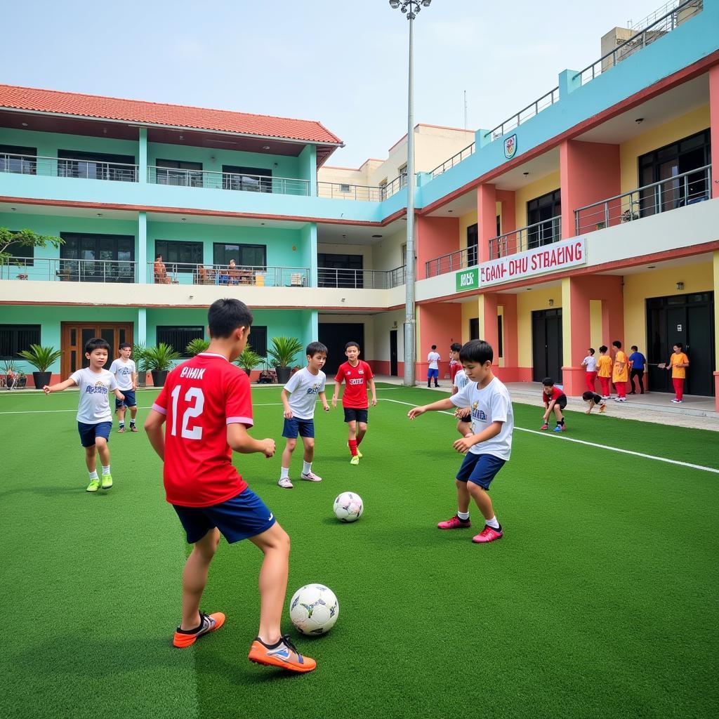 Thu Thiem 2 Football Club Training Session