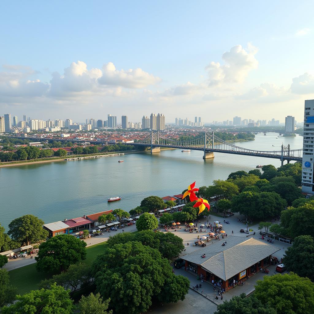 Thu Thiem District 2 Kite Flying Activities