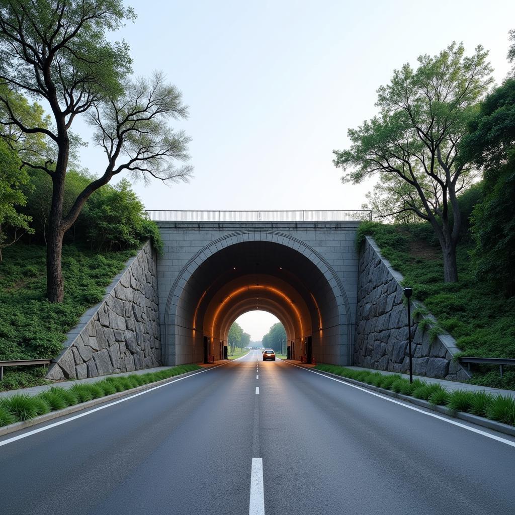 Thu Thiem Tunnel connecting District 7 and Thu Duc