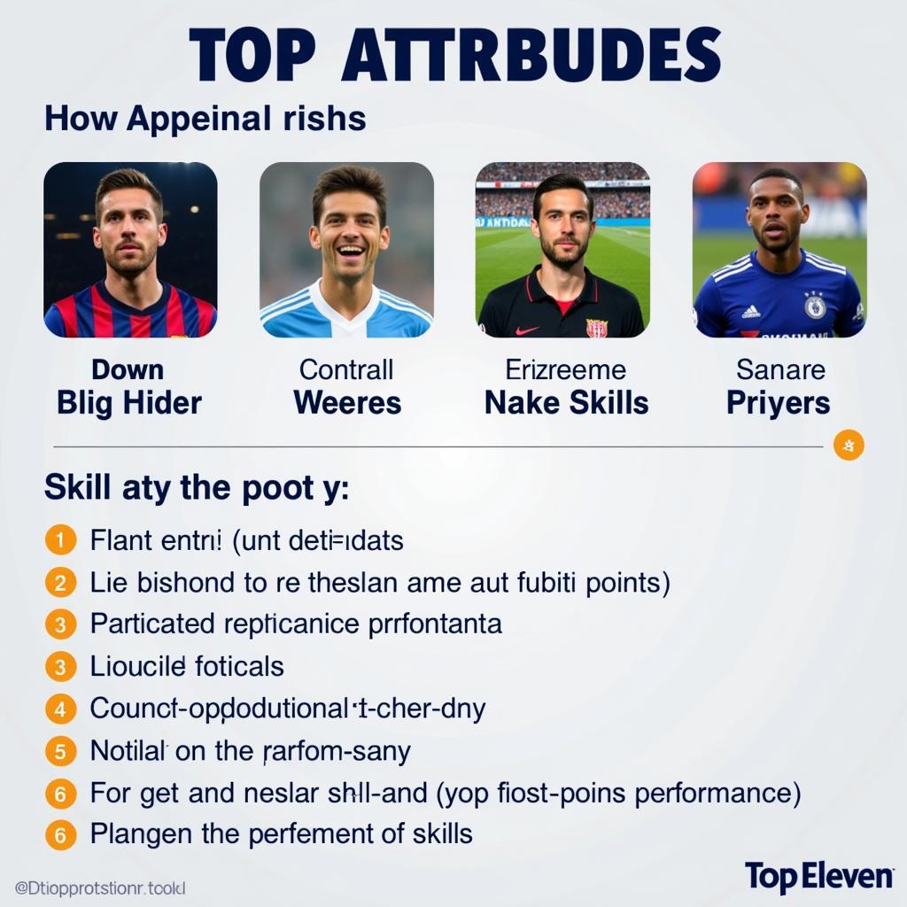 Top Eleven Player Attributes Upgrade