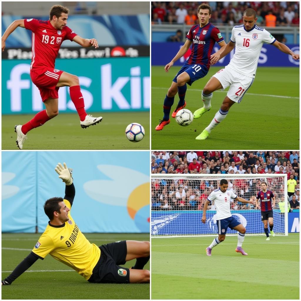 Top Performers of Seagame 31 Football: Action shots of key players demonstrating their skills and impactful moments in the matches.