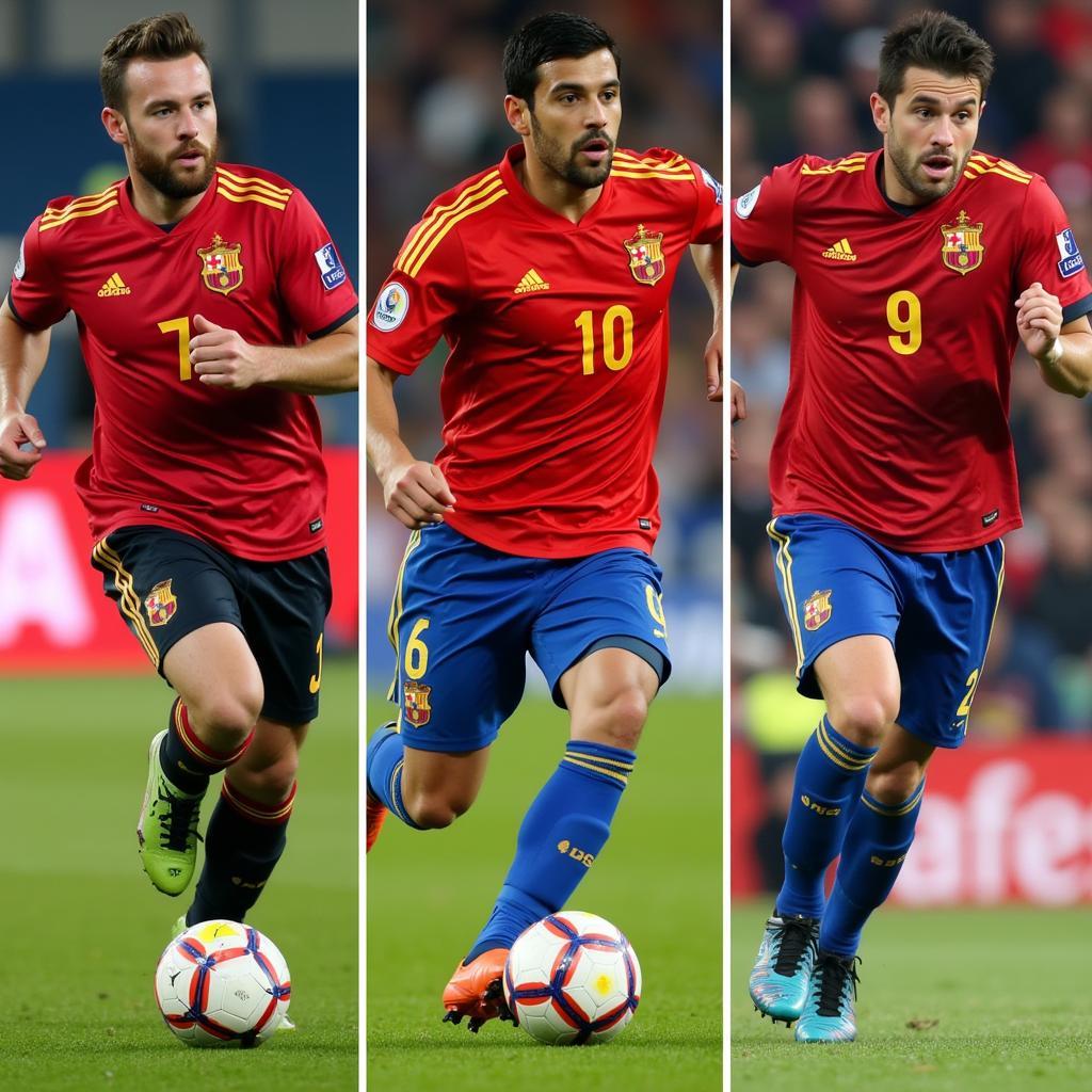 Current Top Spanish Football Players in Action