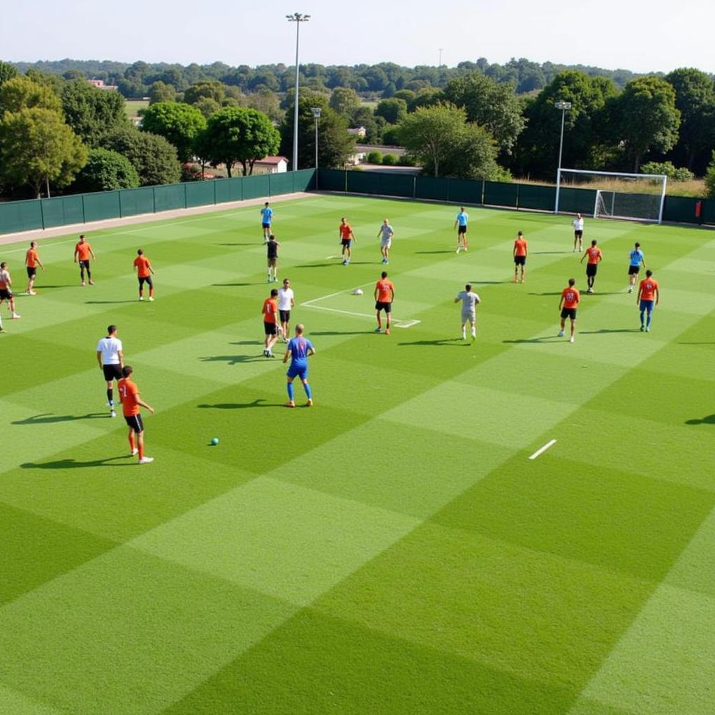 U22 Football Squad Training Session