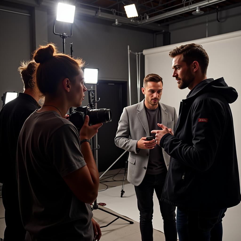 Behind the Scenes of a U23 Footballer's Magazine Shoot