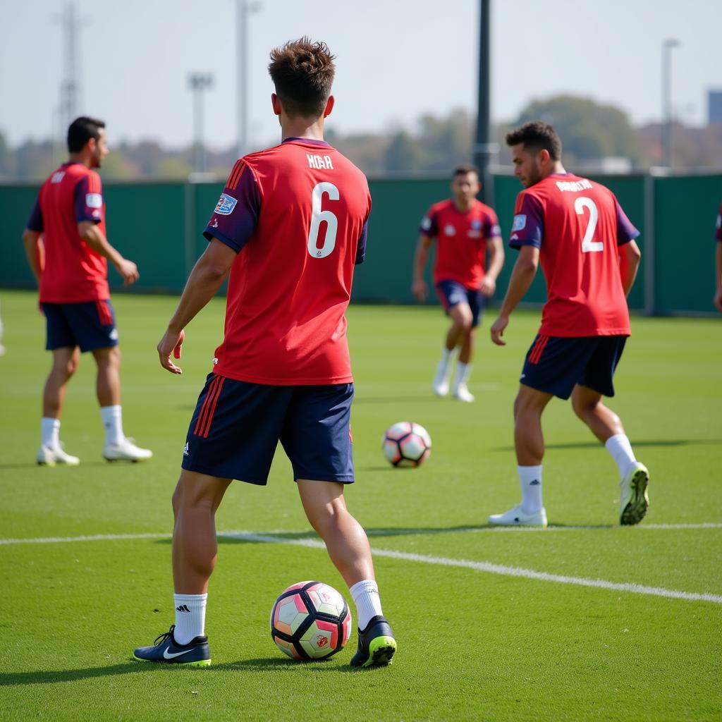 U23 Player Training Session