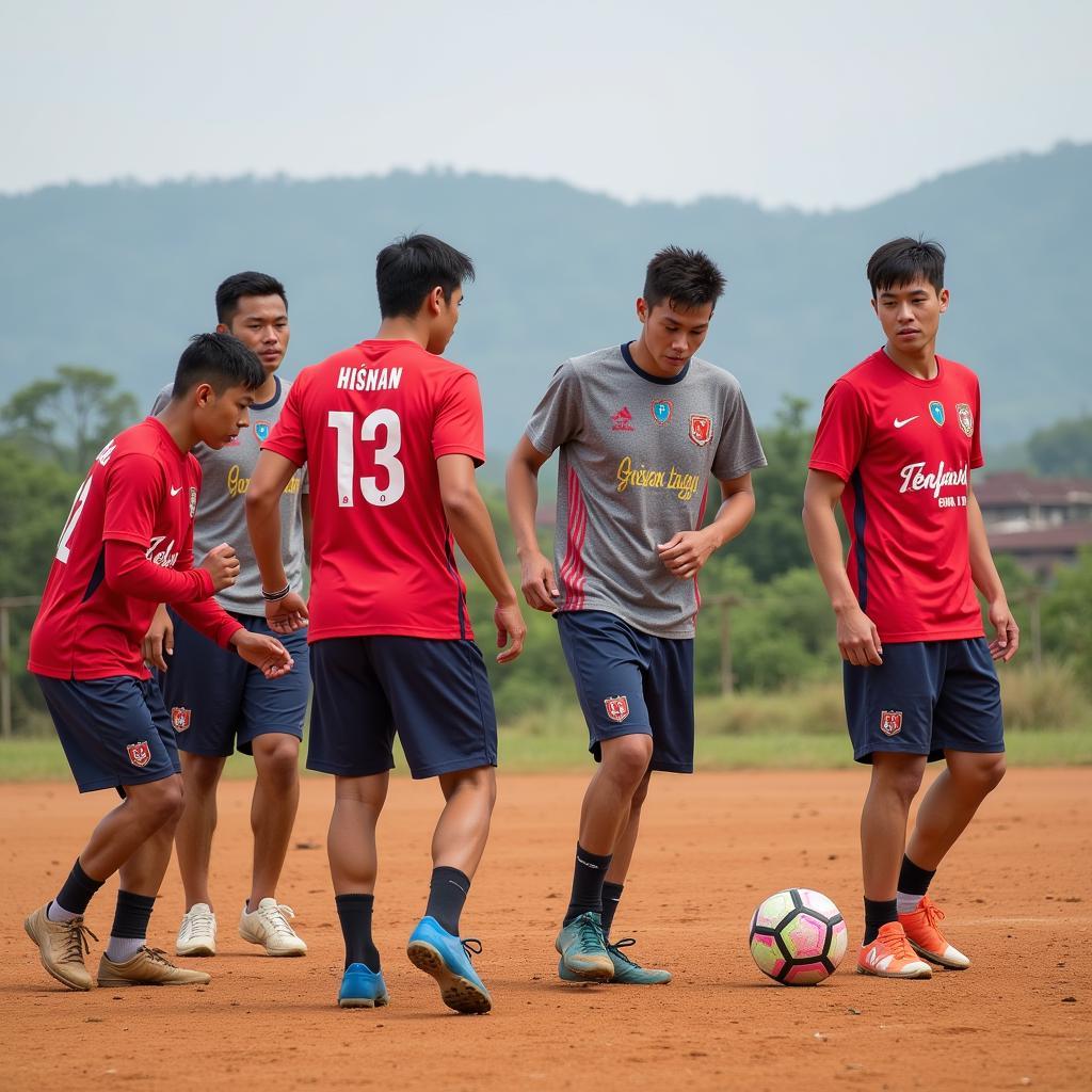 U23 Quang Ngai Training Session