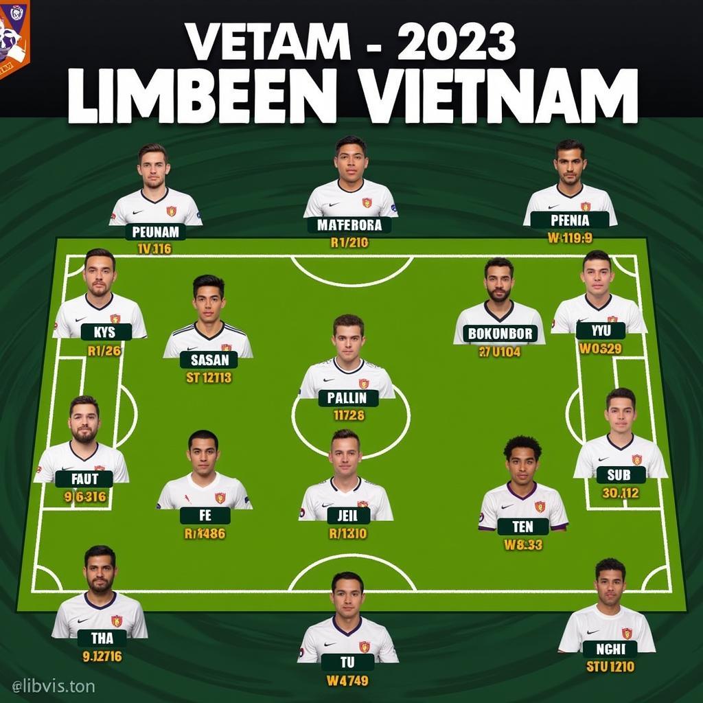 U23 Vietnam Squad 2020 Lineup